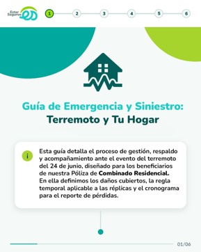 Guía de Emergencia y Siniestros Post-Sismo